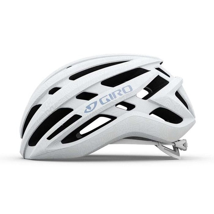 Giro Agilis Women's Bike Helmet - Pearl White with Lavander Strap