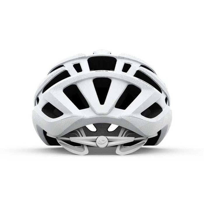 Giro Agilis Women's Bike Helmet - Pearl White with Lavander Strap