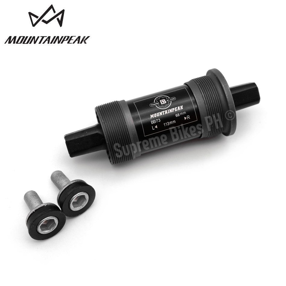 Mountain Peak BB73 Sqaure Taper Bottom Bracket 113mm - Black