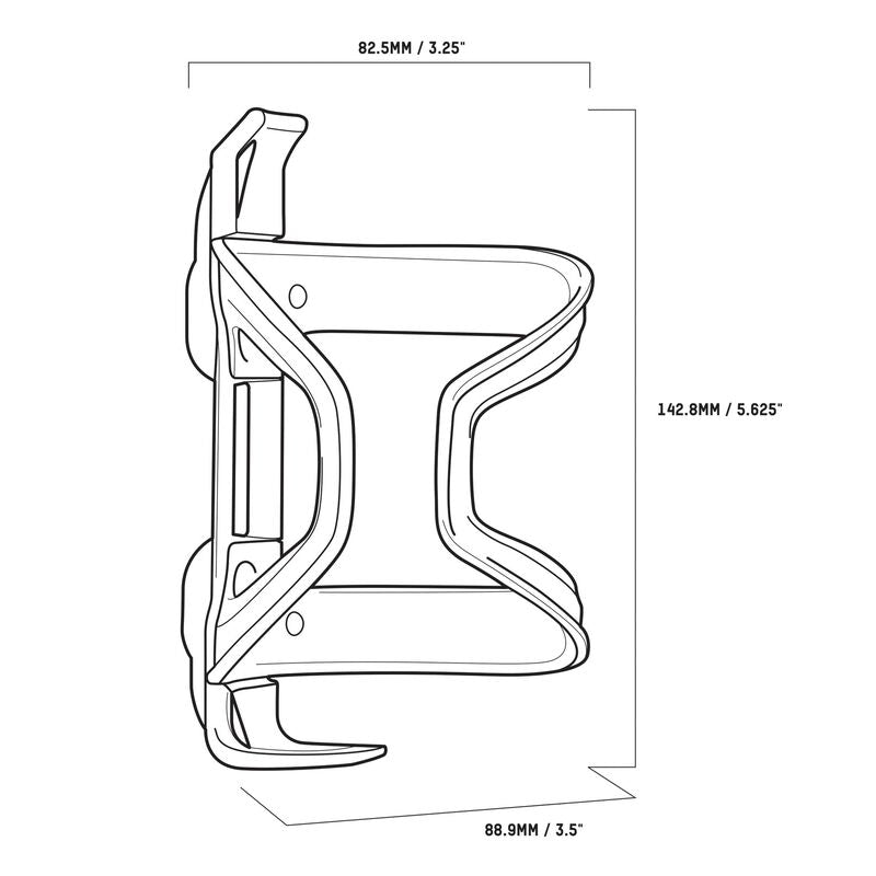 Blackburn Wayside Side-Entry Bottle Cage for Bikes