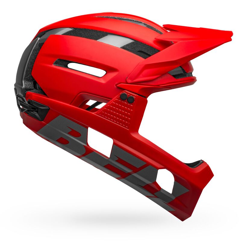 Bell Super Air R Spherical MIPS Full-Face Helmet - Red/Gray