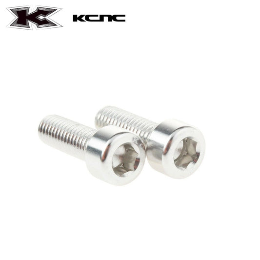 KCNC Bottle Cage Bolt Aluminum 7075 M5*15mm - Silver