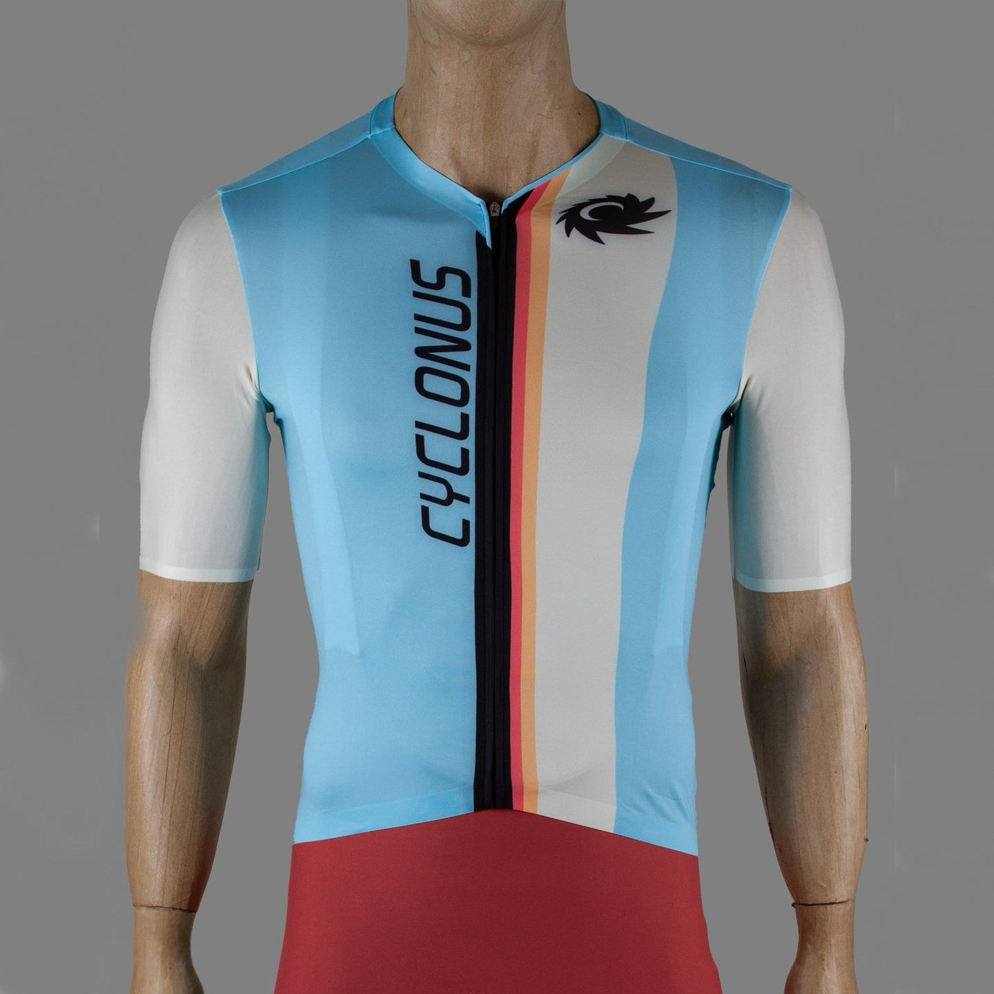 Cyclonus Breakaway Retro Cycling Jersey - Citron