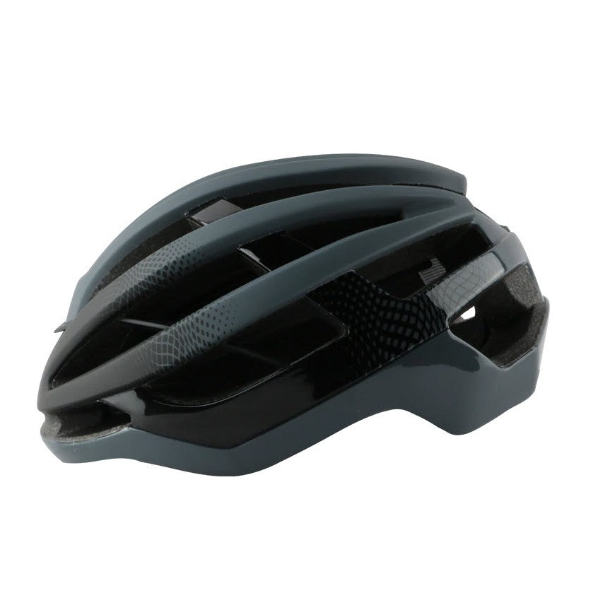 Spyder CARVE Road Bike Helmet with FIDLOCK Aero and Lightweight - Matte Gray / Black