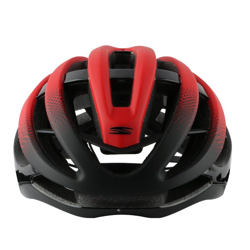 Spyder CARVE Road Bike Helmet with FIDLOCK Aero and Lightweight - Matte Red / Black