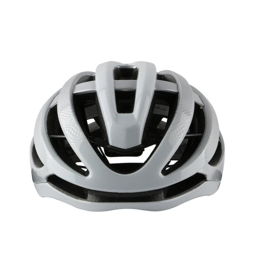 Spyder CARVE Road Bike Helmet with FIDLOCK Aero and Lightweight - Gloss White / Silver