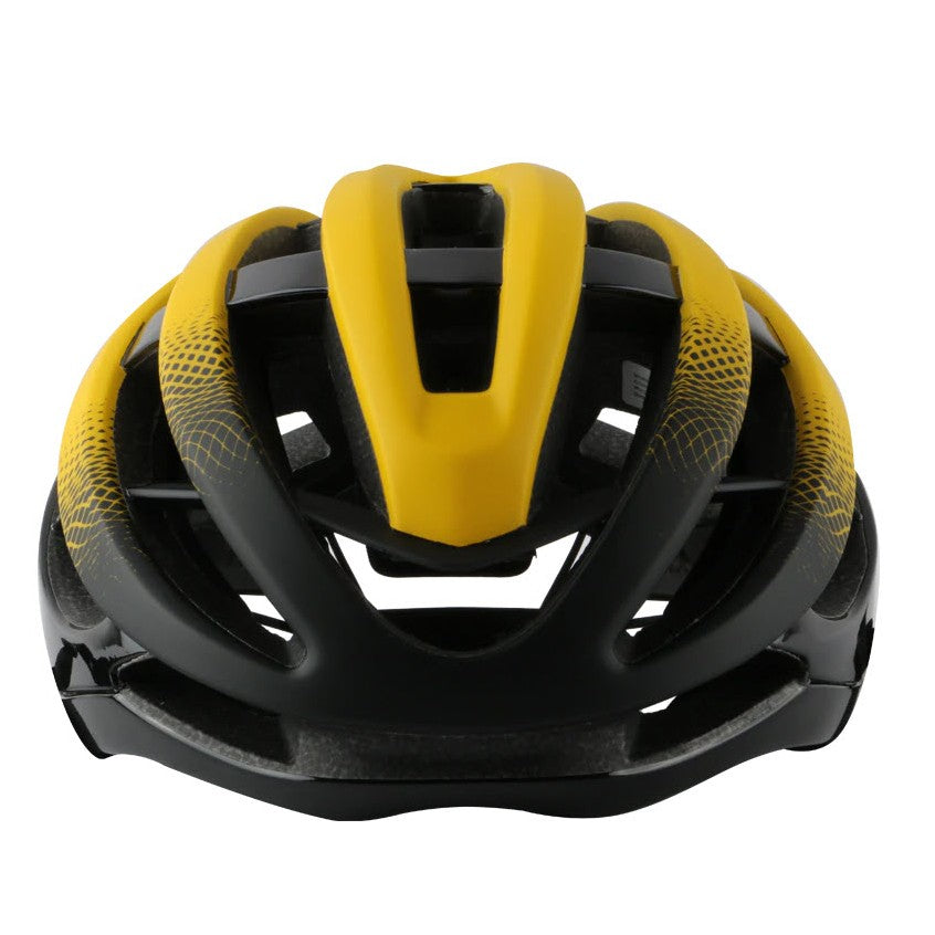 Spyder CARVE Road Bike Helmet with FIDLOCK Aero and Lightweight - Matte Yellow / Black