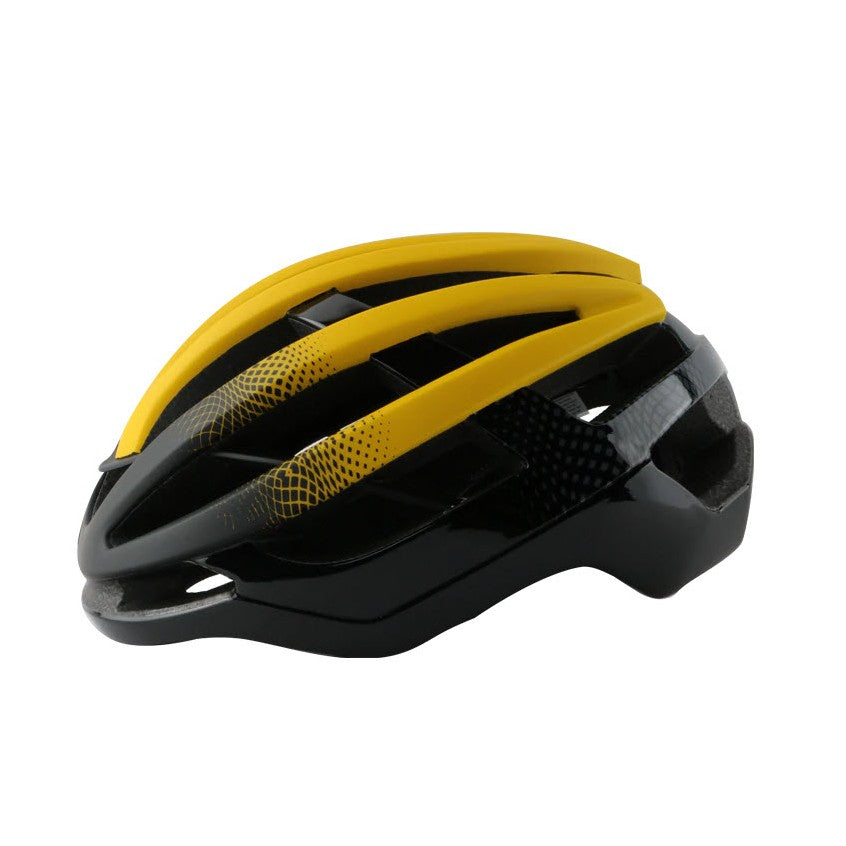 Spyder CARVE Road Bike Helmet with FIDLOCK Aero and Lightweight - Matte Yellow / Black