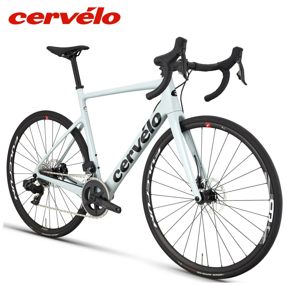 Cervelo Caledonia Carbon Road Bike Rival eTap AXS Wireless - Glacier