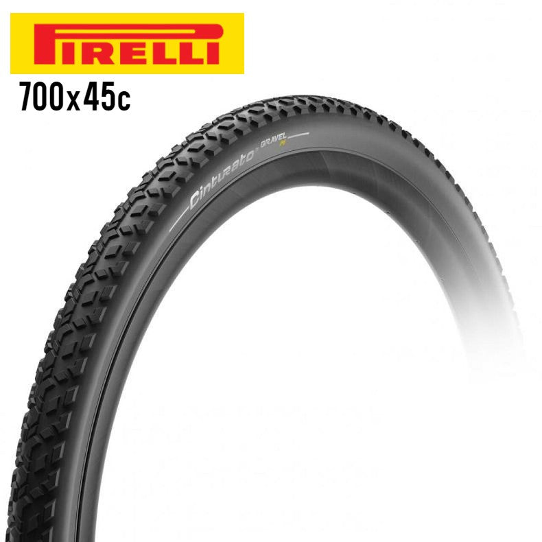 Pirelli Cinturato Gravel M Tubeless Mixed Terrain 700c Bike Tire SpeedGrip - Black