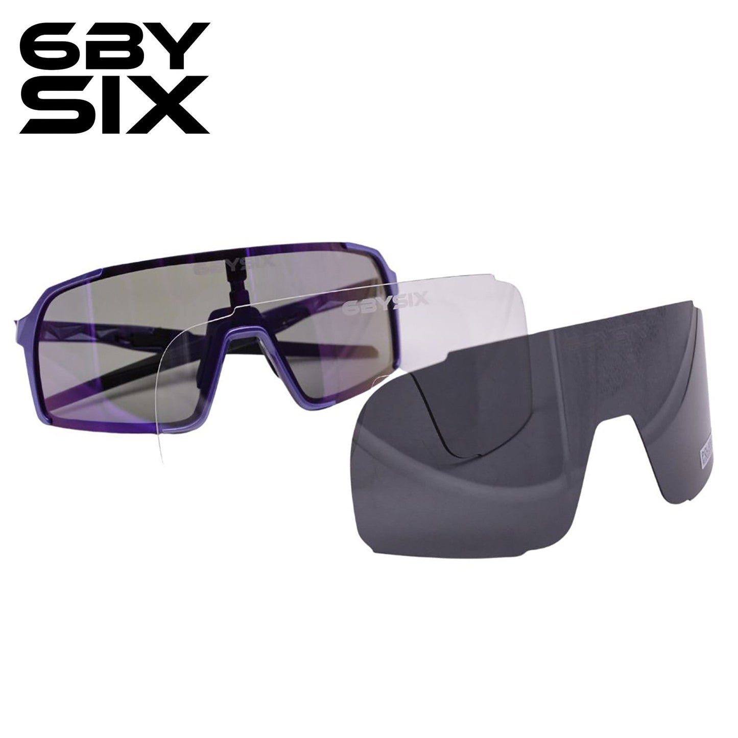 6bySix Comet Racing Shades - Racing Purple