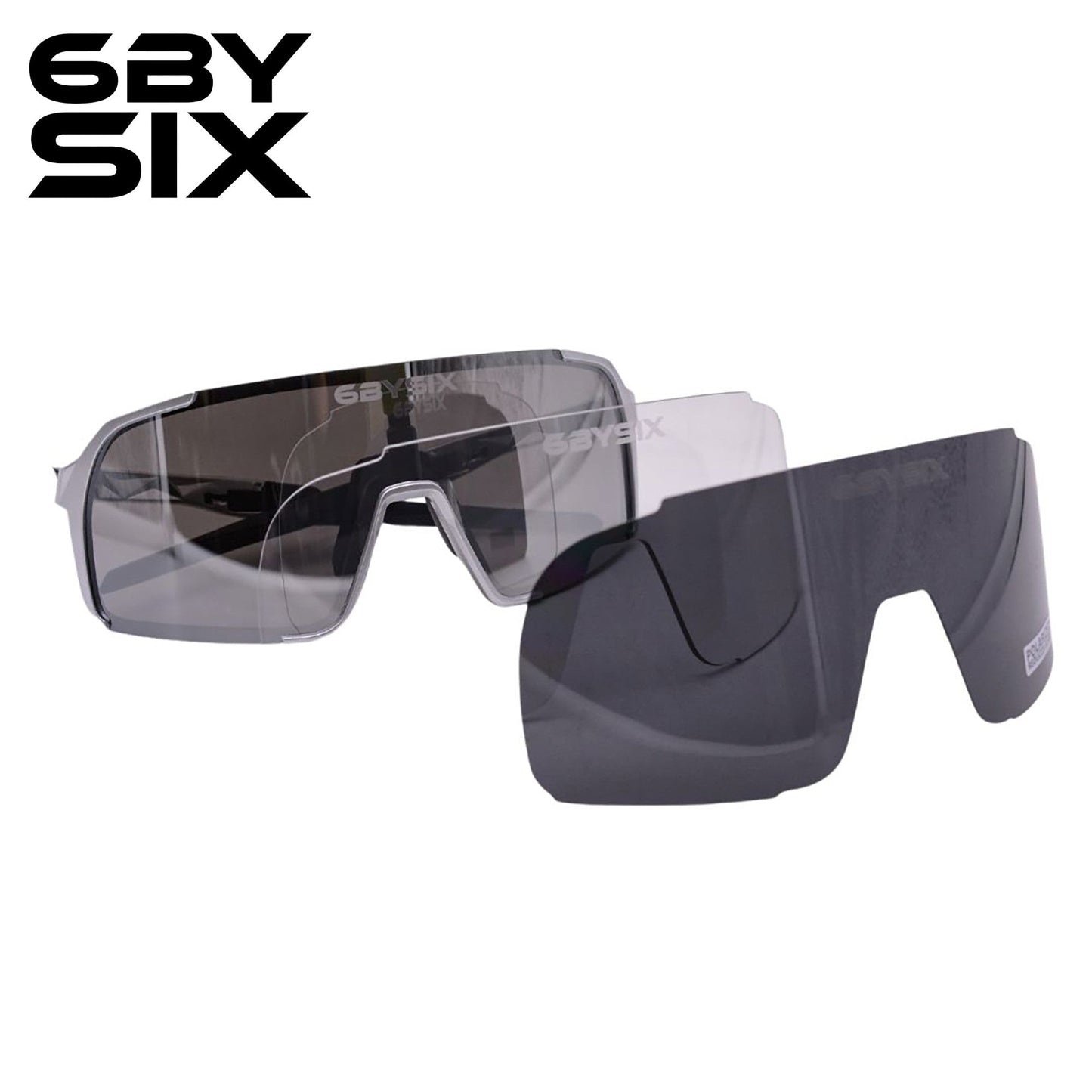 6bySix Comet Racing Shades - Gunmetal Gray