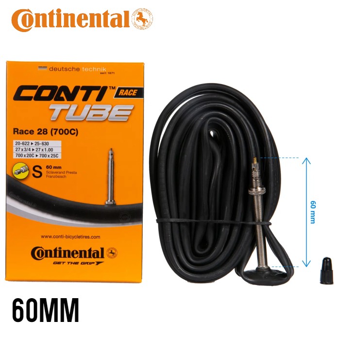 CONTINENTAL Race28 700x20/25c 80mm Presta Valve Inner Tube Sold Per Piece) I.77574886 - Foto 11