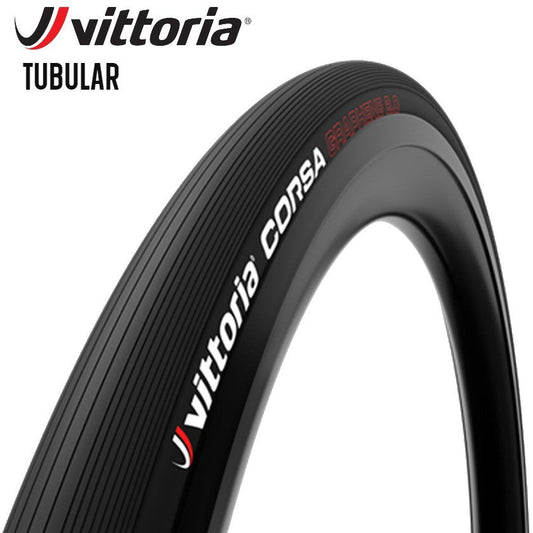 Vittoria Corsa Tubular Pro Race Road Bike Tire Cotton & Graphene - Black