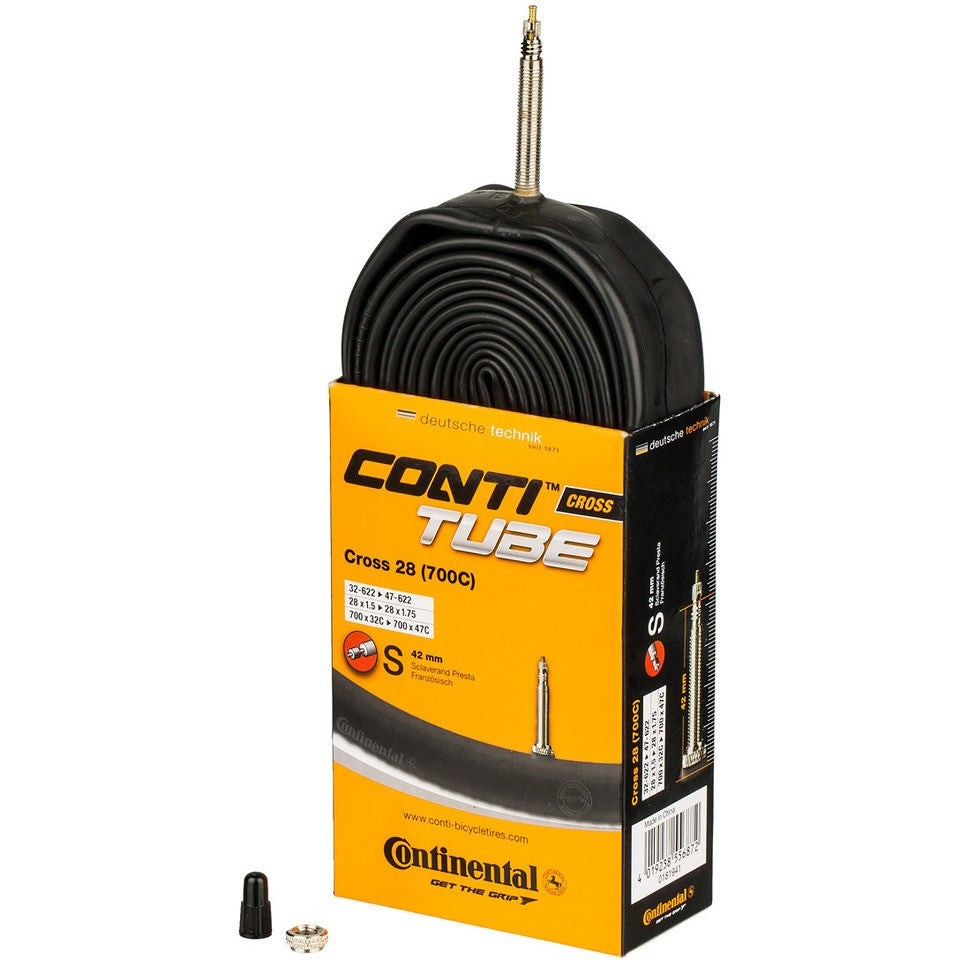 Continental Conti-Tube Cross 28 Inner Tube for Gravel Bike 700c (32-47)