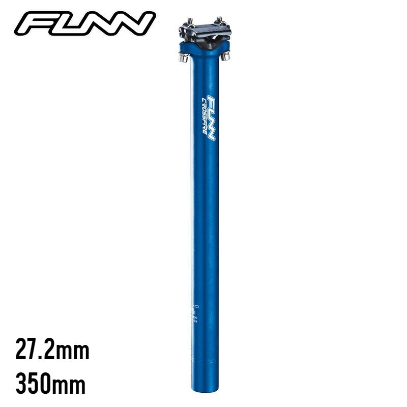 Funn Crossfire MTB Bike Seatpost Straight - Blast Blue