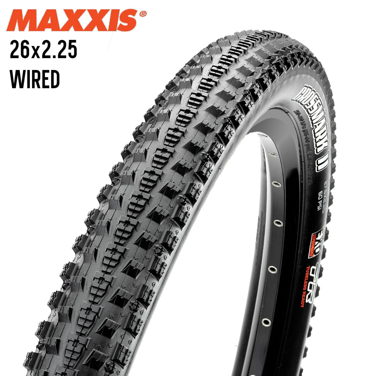 Maxxis Crossmark II XC MTB Tire 26er Wire - Black