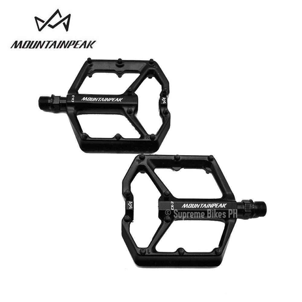 Mountain Peak CX3 Sealed Bearing Flat Pedal - Black