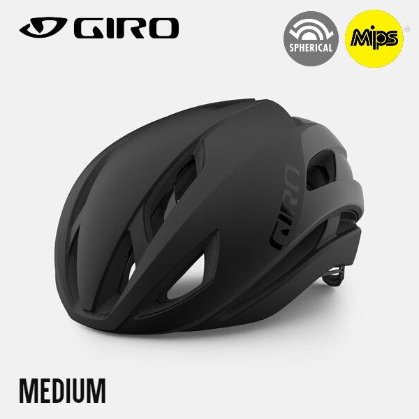 Giro Eclipse Spherical MIPS Road Bike Helmet - Matte Black / Gloss Black