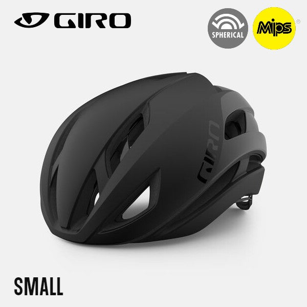 Giro Eclipse Spherical MIPS Road Bike Helmet - Matte Black / Gloss Black