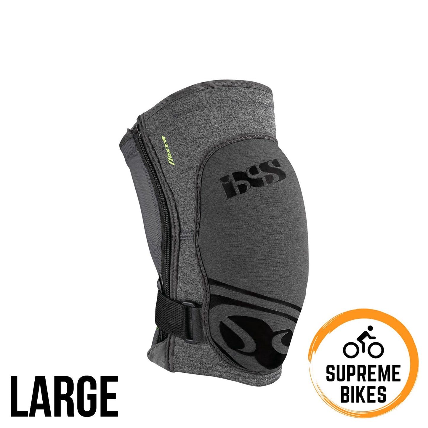 IXS Flow Zip Knee Guard - Grey