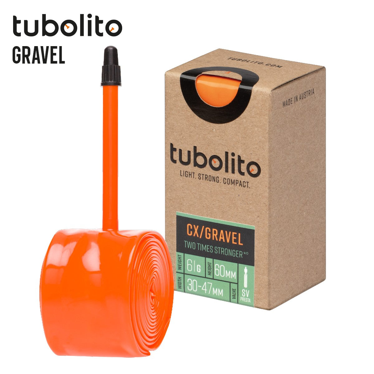 Tubolito Gravel Lightweight Fast Rolling Inner Tube for 650b / 700c Gravel Bike