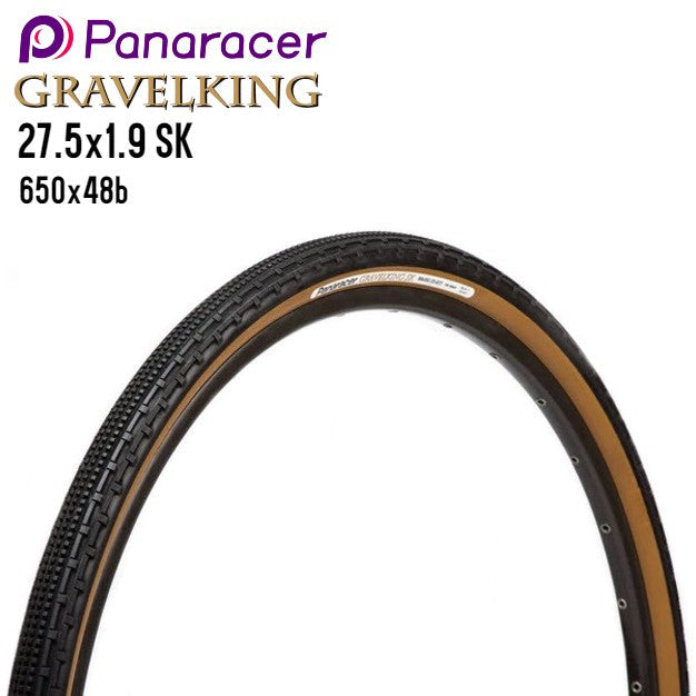 Panaracer GravelKing SK Knobby Gravel Tire 650b / 27.5 - Tan