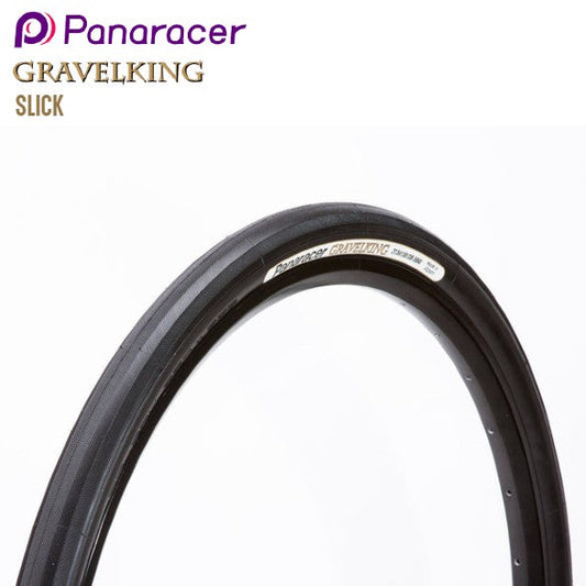 Panaracer GravelKing Slick Gravel Tire (RF735-GK-B) - Black