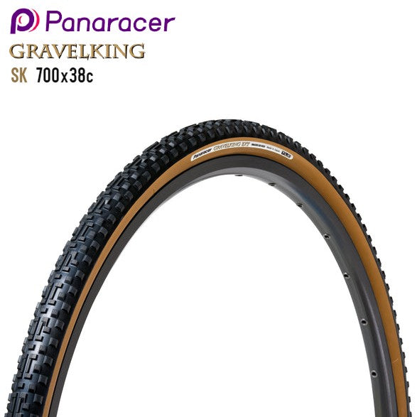 Panaracer GravelKing Ext Plus+ Gravel Tire (RF738-GKEXT-P-D) - Tan