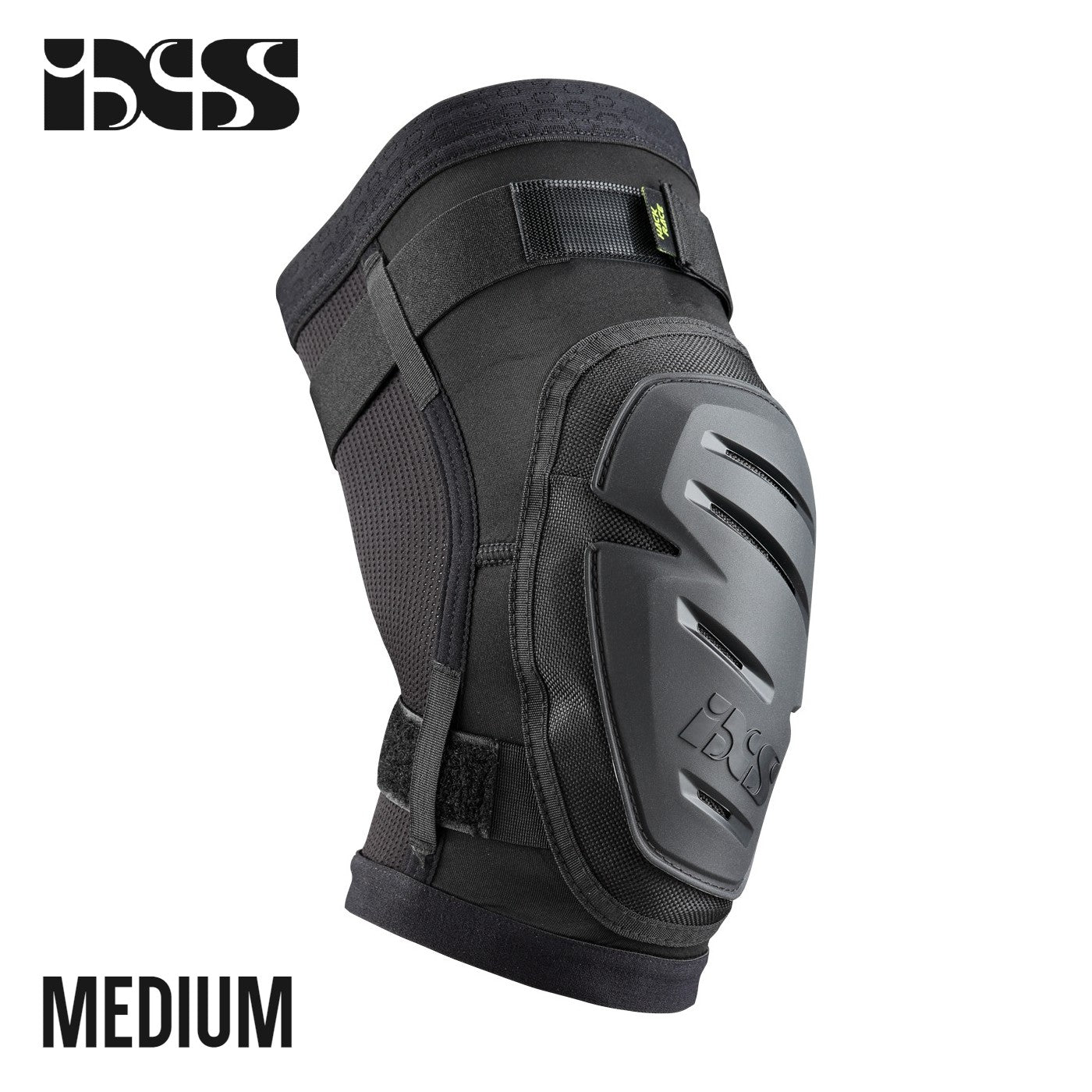 IXS Hack Race Knee Guard - Black