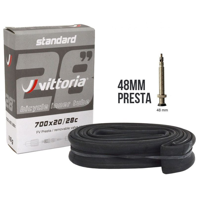 Vittoria Standard Butyl Inner Tubes for Road Bike 700c (20-28)