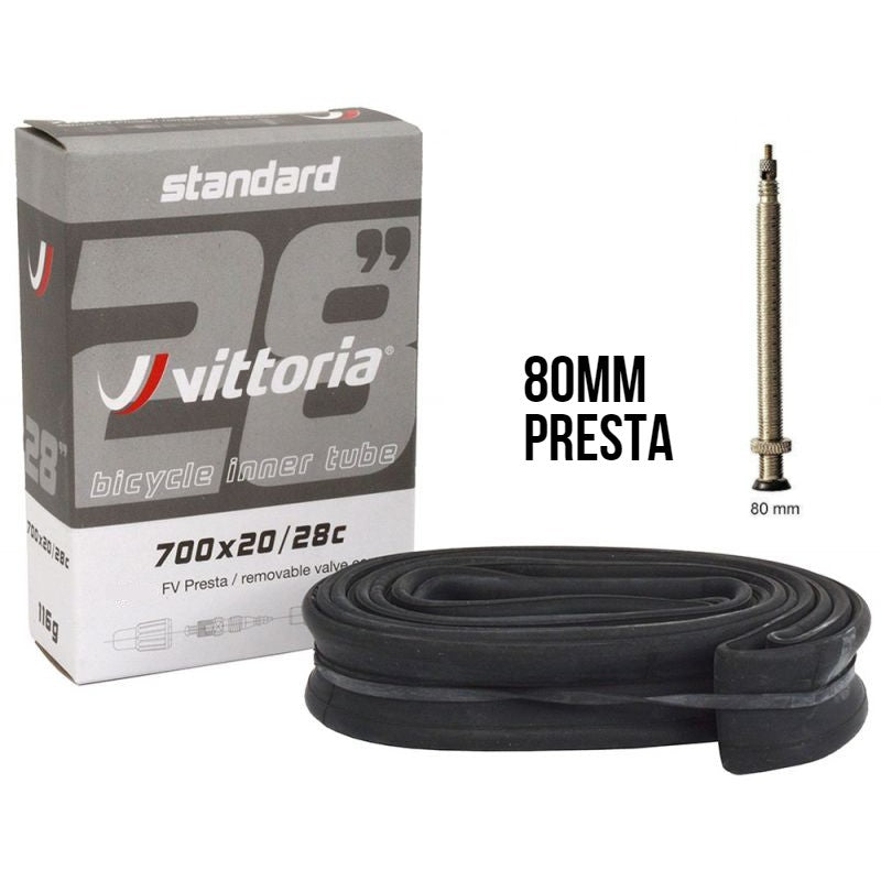 Vittoria Standard Butyl Inner Tubes for Road Bike 700c (20-28)