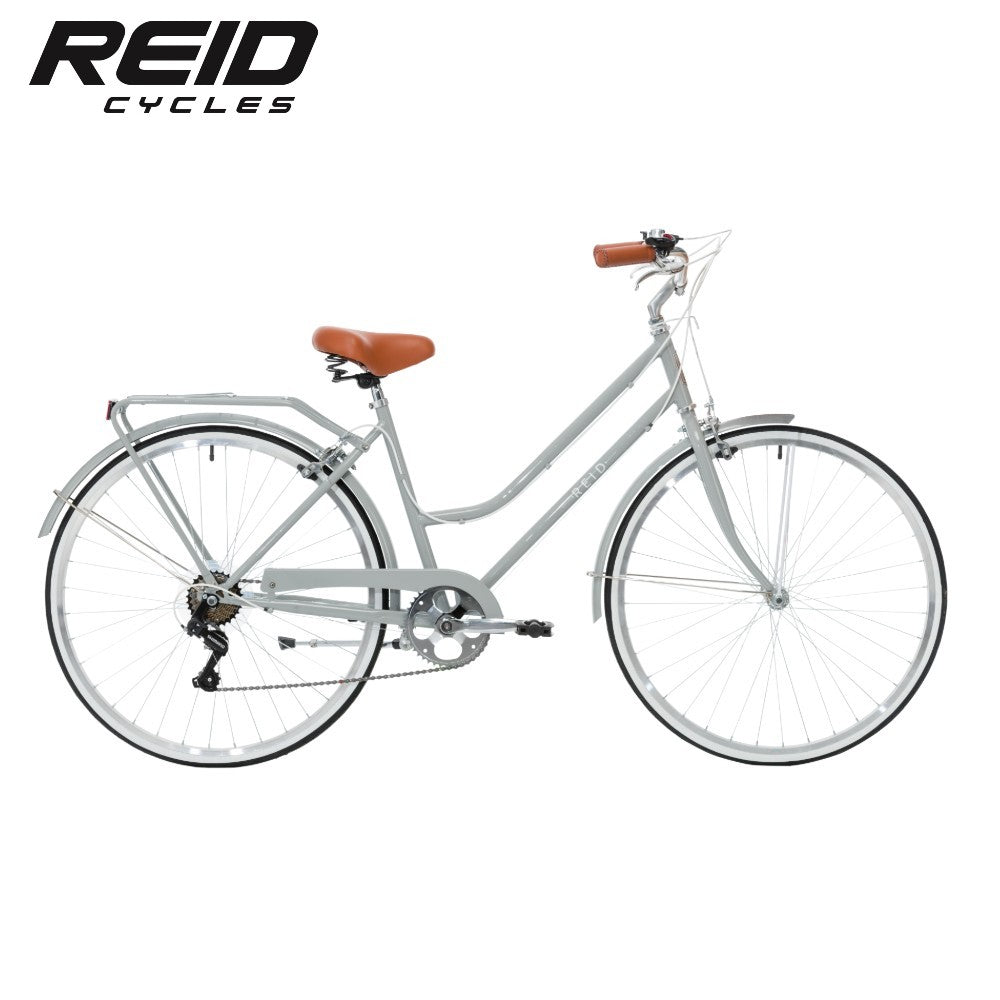 Reid Ladies Classic Vintage Commuter Bike 7-Speed - Smoke Grey