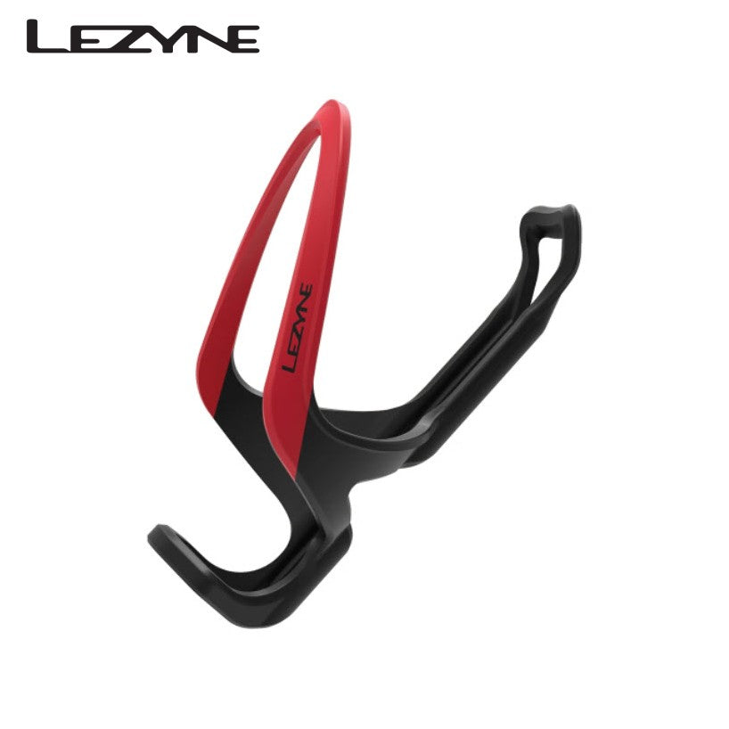 Lezyne Matrix Team Bottle Cage - Black / Red