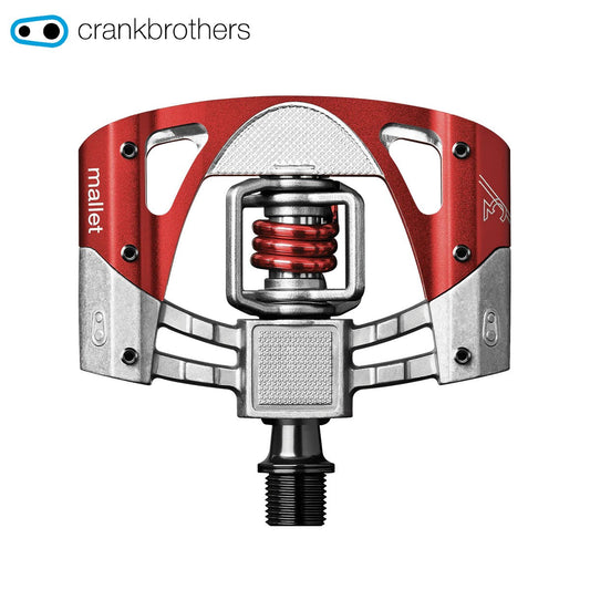 Crankbrothers Mallet 3 Clip-in MTB / All Mountain/ DH / Enduro Clipless Pedal - Red