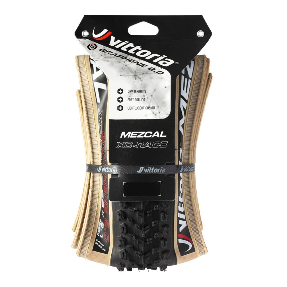 Vittoria Mezcal MTB XC Tire Graphene 29er - Tan Wall