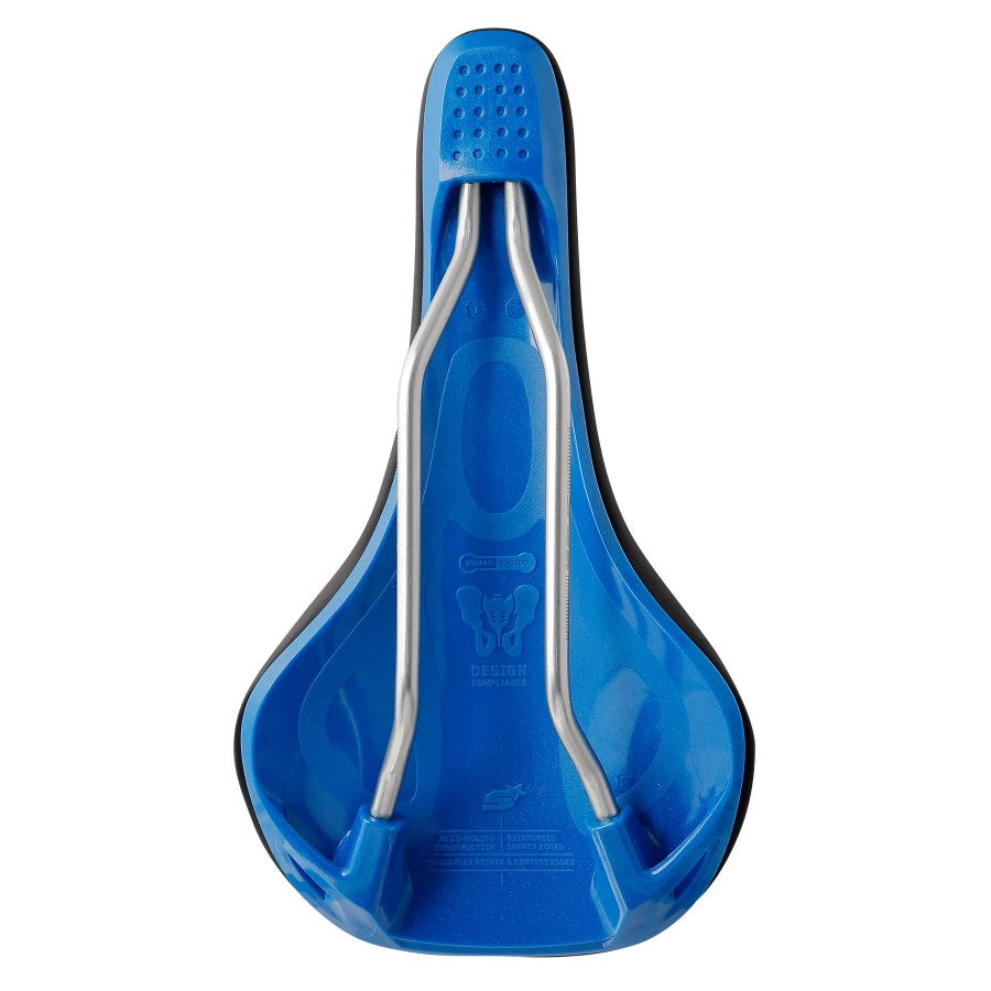 Spank Oozy 220 MTB Bike Saddle - Black/Blue