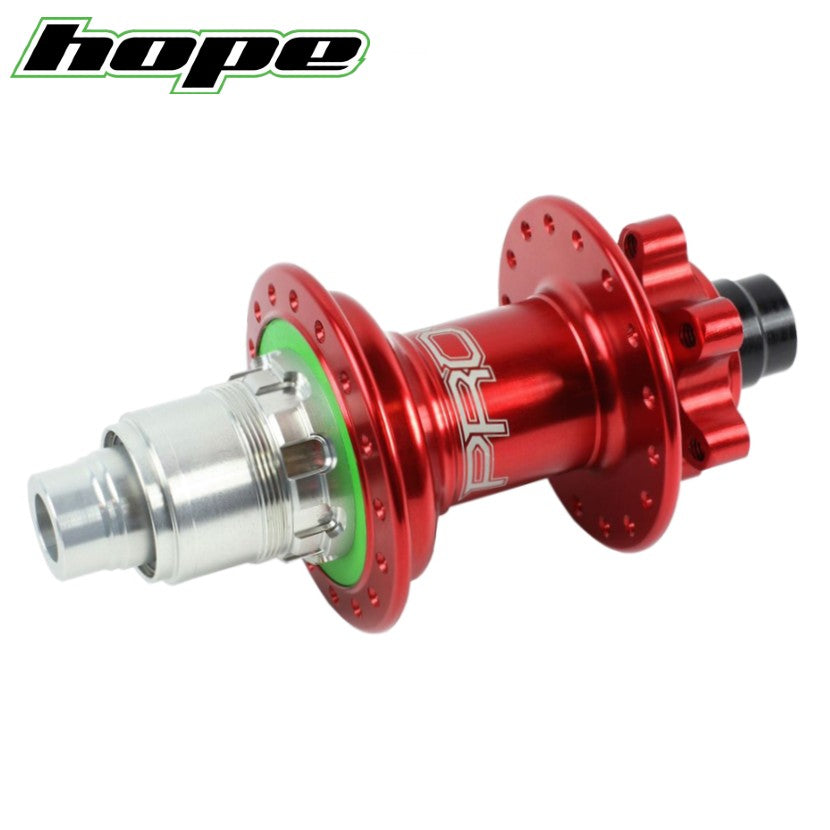 Hope Tech PRO 4 Rear Hub Thru Axle SRAM XD - Red