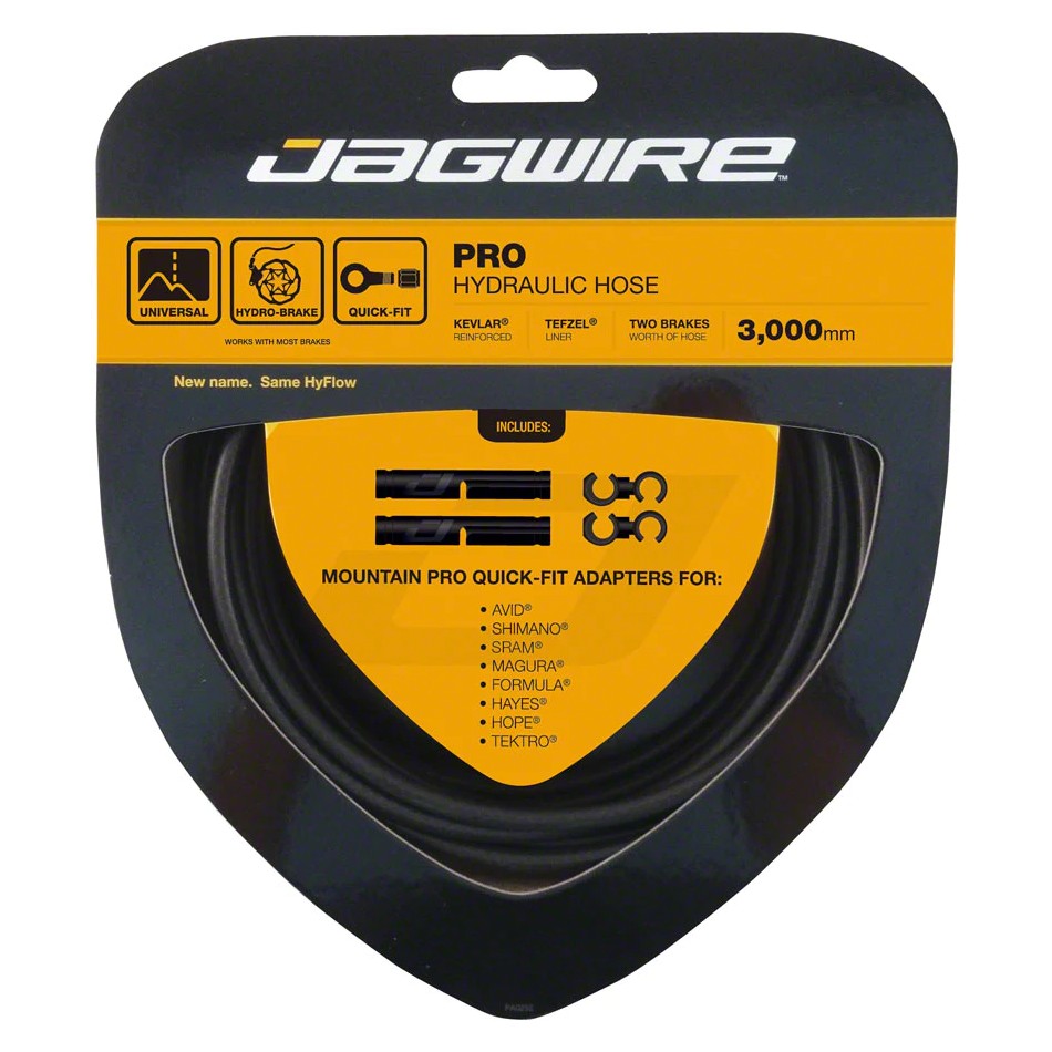 Jagwire PRO Hydraulic Brake Hose Kit 3000mm for Bikes - Stealth Black