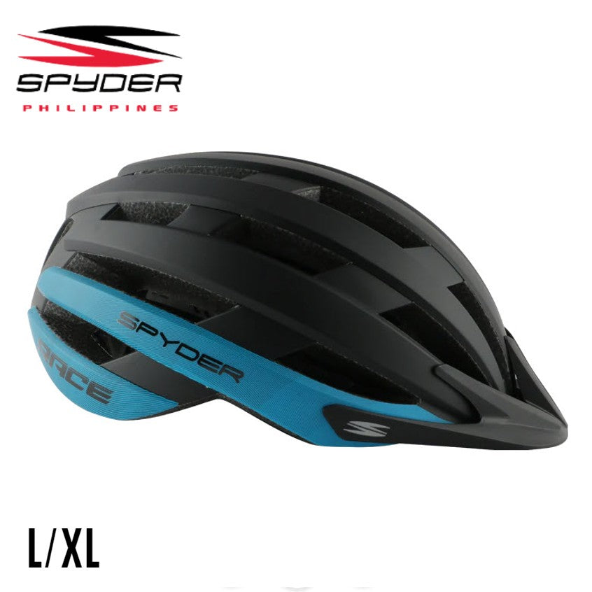 Spyder RACE Bike Helmet for Road / MTB - Matte Black / Blue