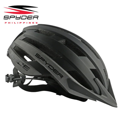 Spyder RACE Bike Helmet for Road / MTB - Matte Black / Gray