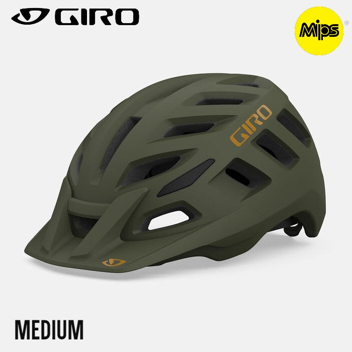 Giro Radix MIPS Trail MTB Bike Helmet - Trail Green