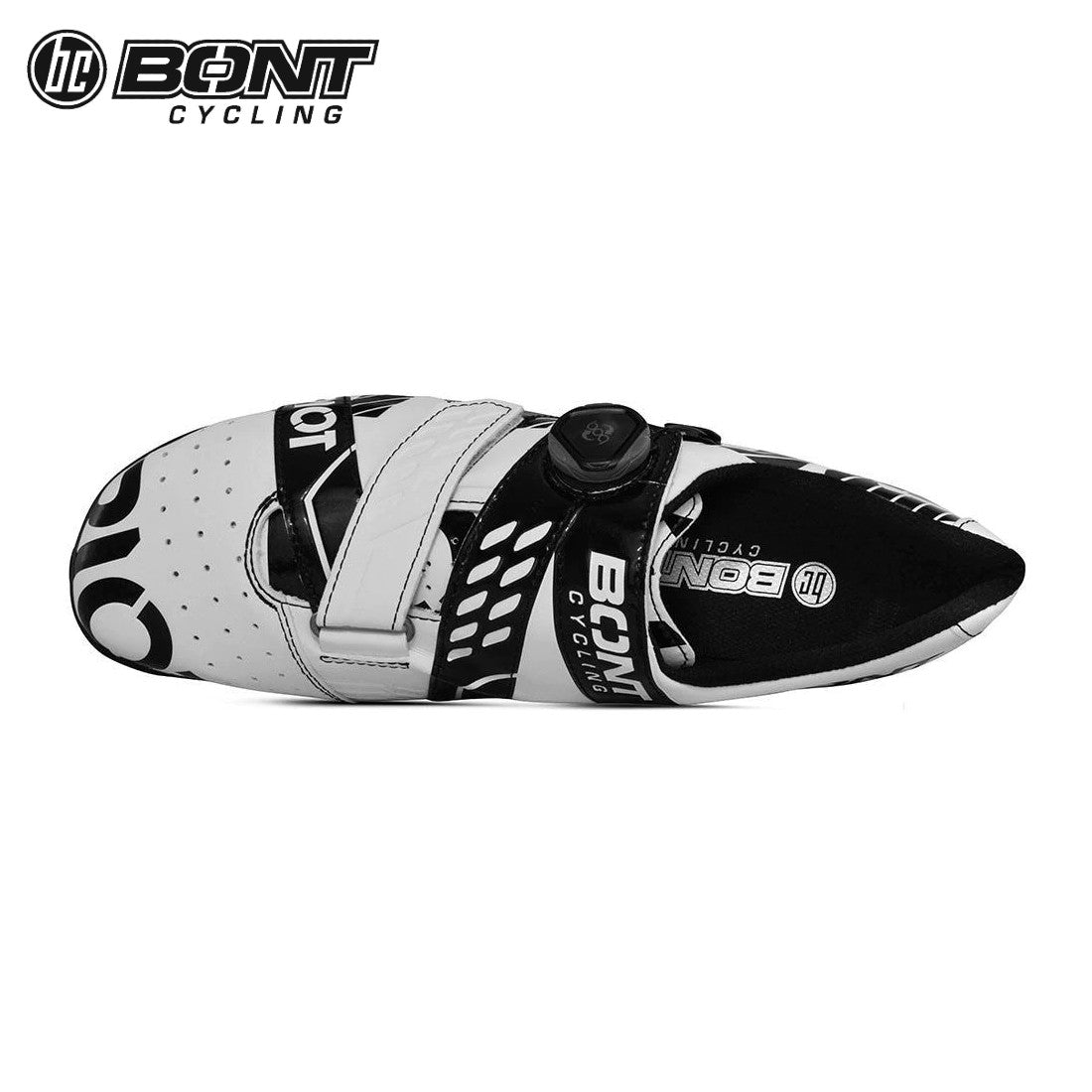 Bont RIOT+ Carbon Composite / BOA Cycling Shoes - White/Black