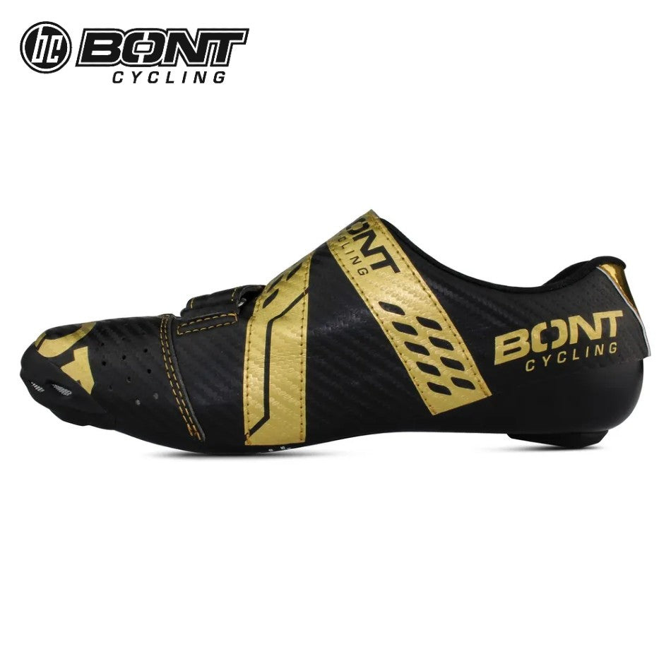 Bont RIOT+ Carbon Composite / BOA Cycling Shoes - Black/Gold – Supreme ...