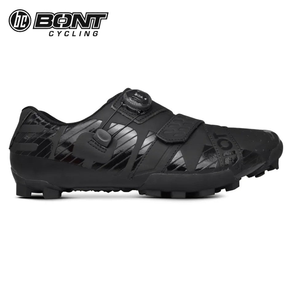 Bont RIOT+ MTB Carbon Composite Cycling Shoes - Black/Black