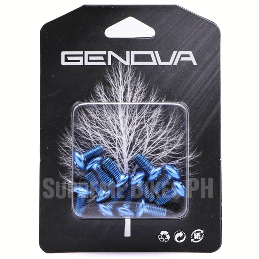 Genova Rotor Bolts 12 pcs - Blue