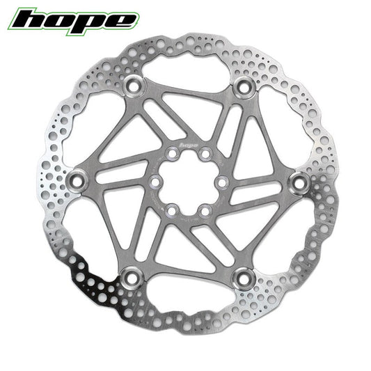 Hope Floating Rotor 6-Bolts - Silver 203mm