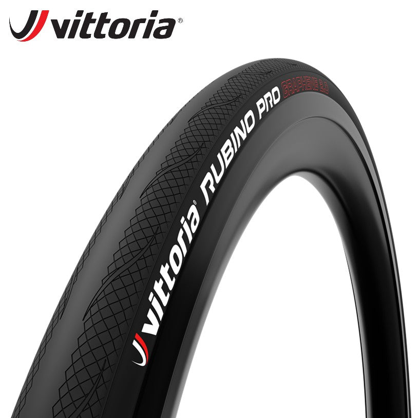 Vittoria Rubino Pro All-Rounder Road Bike Tire Graphene (Folding) - Full Black