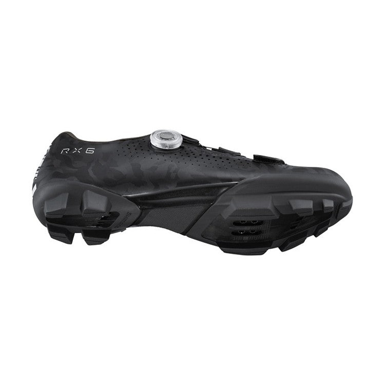 Shimano RX6 Gravel / MTB Carbon Reinforced Bike Shoes SPD (SH-RX600) - Black