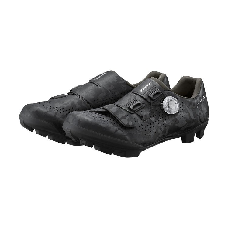 Shimano RX6 Gravel / MTB Carbon Reinforced Bike Shoes SPD (SH-RX600) - Black